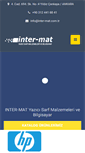 Mobile Screenshot of inter-mat.com.tr